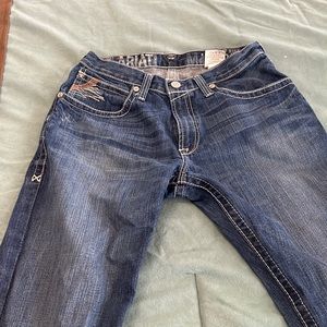 Men’s Ariat low rise boot cut jeans size 32/38